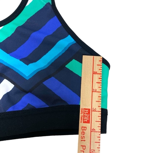 Power Core Sports Bra Med Champion C9 N9649 Wire Free Breezy Green‎ Reversible - Picture 11 of 13